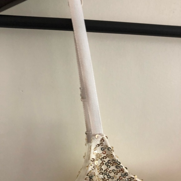 Free People Gold sequin Slip Dress - Picture 5 of 7